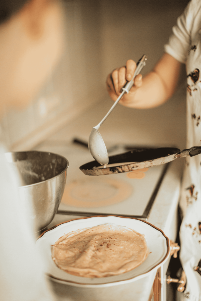 Traditional Pancake Making